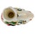 Vintage Hand-Painted Chinoiserie Tobacco Leaf Porcelain Rabbit Candlestick For Sale - Image 9 of 10
