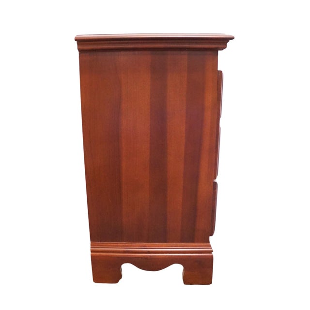 Kincaid Furniture Lenoir Collection Solid Cherry Traditional Style 26" Two Drawer Nightstand 21-142 For Sale - Image 14 of 15