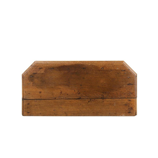 Rustic Low Church Stool in Oak, France, 1900 For Sale - Image 9 of 14