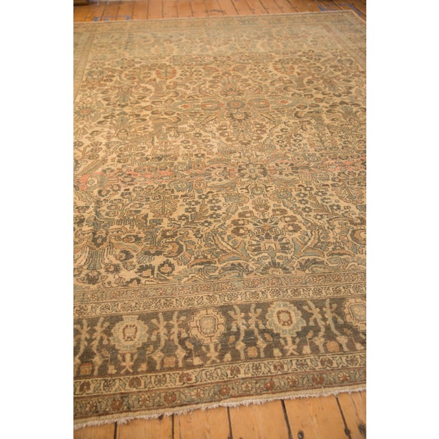 Vintage Distressed Lilihan Carpet - 8'11" x 11'4" For Sale - Image 9 of 13