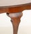 Queen Anne Style Vintage Mahogany Circular Dining Table For Sale In New York - Image 6 of 7