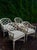 English Set of Four Authentic Vintage McGuire Rattan Dining Chairs For Sale - Image 3 of 8
