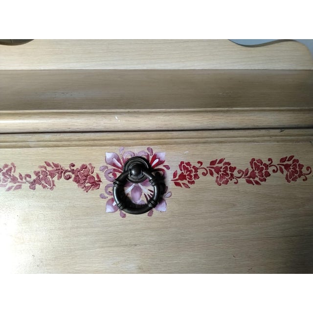 1970s Desk With Three Drawers For Sale - Image 4 of 5