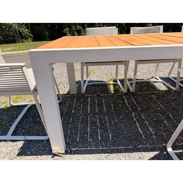Modern Outdoor Dining Table Extendable Kettal For Sale - Image 4 of 11