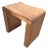 Sculptural Teak Wood Stool For Sale