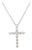 Tiffany & Co. Platinum & Diamond Pendant Cross 16-Inch Necklace For Sale