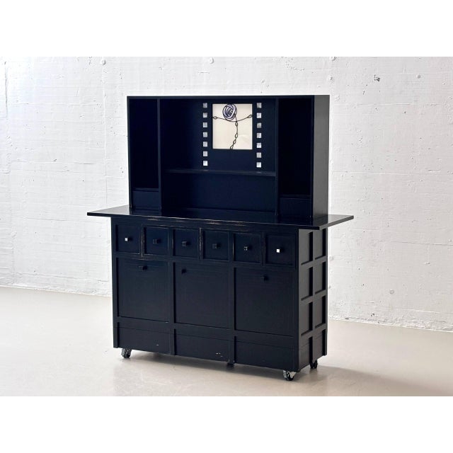 Ash Sideboard by Charles Rennie Mackintosh on Casters, 1980s For Sale - Image 18 of 18