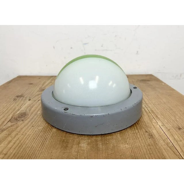 Vintage Emergency Wall or Ceiling Light from Elektrosvit, 1970s For Sale - Image 6 of 13