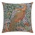Morris Peacock Left Regular Cushion With Feather Filler - 46x46cm (18"x18") For Sale