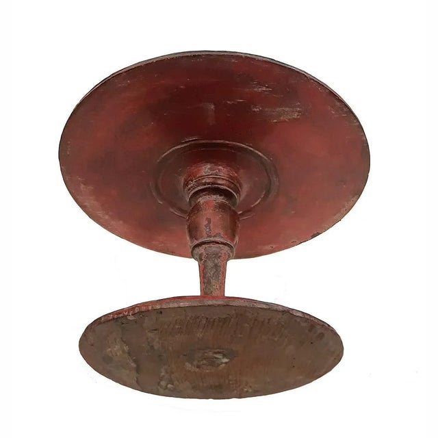 Lacquered Pedestal Tray / Table Stand from Burma, Late 19th Century For Sale - Image 10 of 12