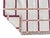 Casa Cosima Not Yet Made - Made To Order Handmade Cotton Area Rug Cream, Raspberry Pink & Terracotta Red Windowpane Dhurrie - 10'x14' For Sale - Image 4 of 11
