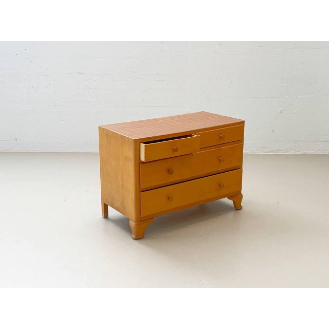 Wood Vintage Scandinavian-Style Chest of Drawers, 1950s For Sale - Image 7 of 18