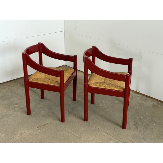 Mid-Century Modern Carimate Armchair by Vico Magistretti for Cassina, Italy, 1959 For Sale - Image 10 of 18