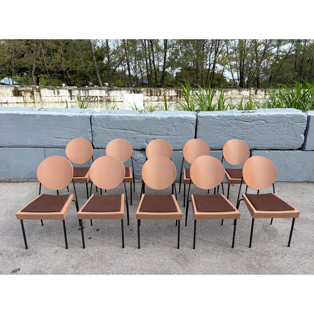 Set of Ten Attributed to Dakota Jackson Vik-Ter Dining Chairs For Sale - Image 10 of 18