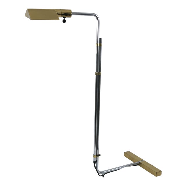 Floor Lamp Backslider by Cedric Hartman for Jack Lenor Larsen, Switzerland, 1960s For Sale