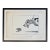 Framed Original Illustration, Dog and Cat, Palm Beach Artist Vincenzo Zito, 1950s For Sale