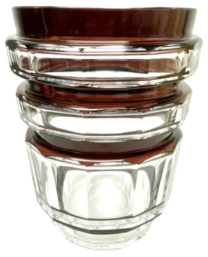 Crystal Vase from Val Saint Lambert, Belgium, 1950s