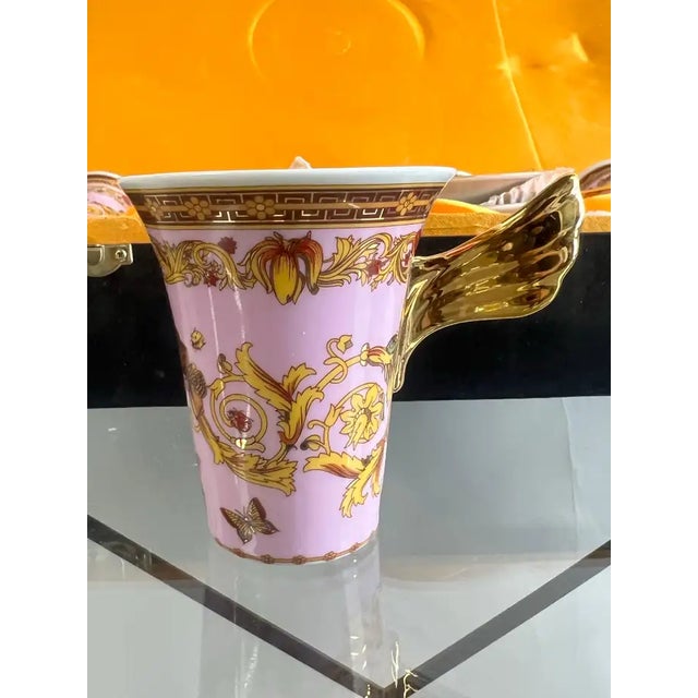 Rococo Late 20th Century Le Jardin De Versace Rutherford Butterfly Lady Bug Garden Coffee Set, 12Pcs For Sale - Image 3 of 17