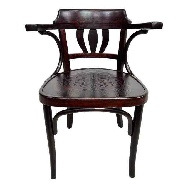 Secession Office Chair from Thonet, 1890s For Sale