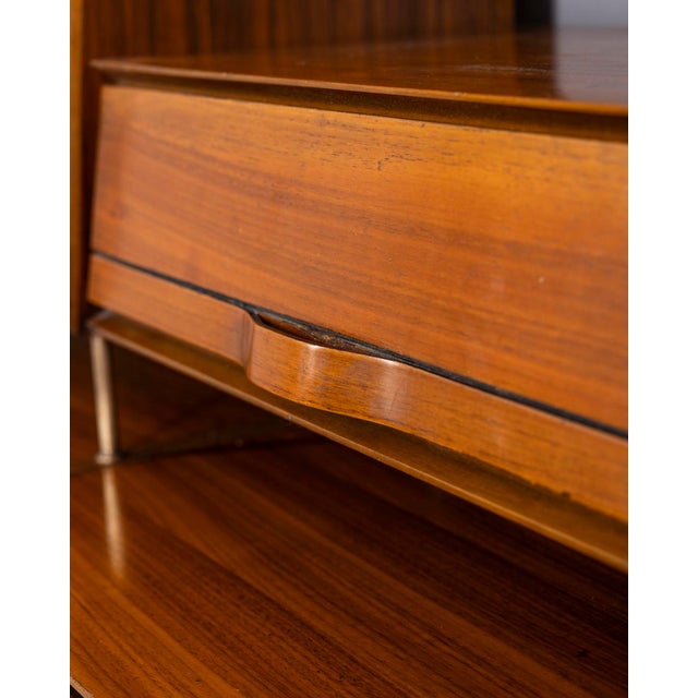 Vintage 1970s Teak Wood Sideboard Design by Barovero, 1960s For Sale - Image 10 of 18
