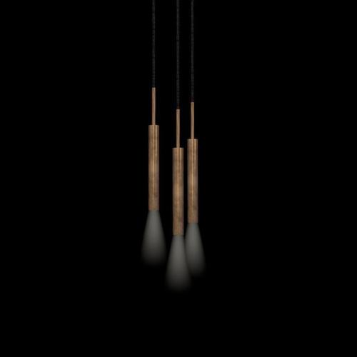 Black Brass STAV 3 Ceiling Lamp by Johan Carpner for Konsthantverk For Sale - Image 10 of 11