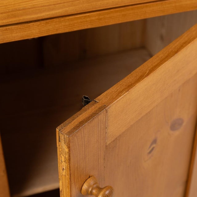 Nightstand in Softwood and Spruce For Sale - Image 5 of 8