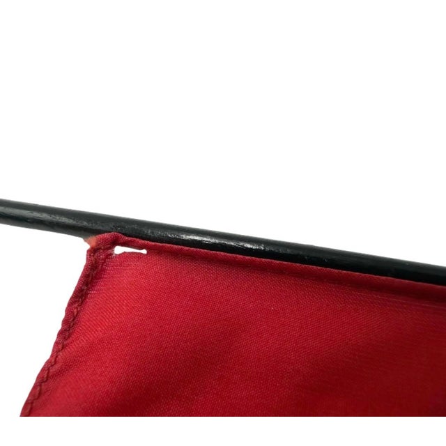 Red Vintage the Explorers Club Desk Tabletop Flag 11"h For Sale - Image 8 of 15