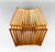 Brown Mid-Century Foldable Wooden Fruit Basket, 1970s For Sale - Image 8 of 9
