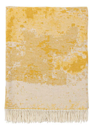 Yellow Jacquard Plaid with Stucco Pattern by Villa Como
