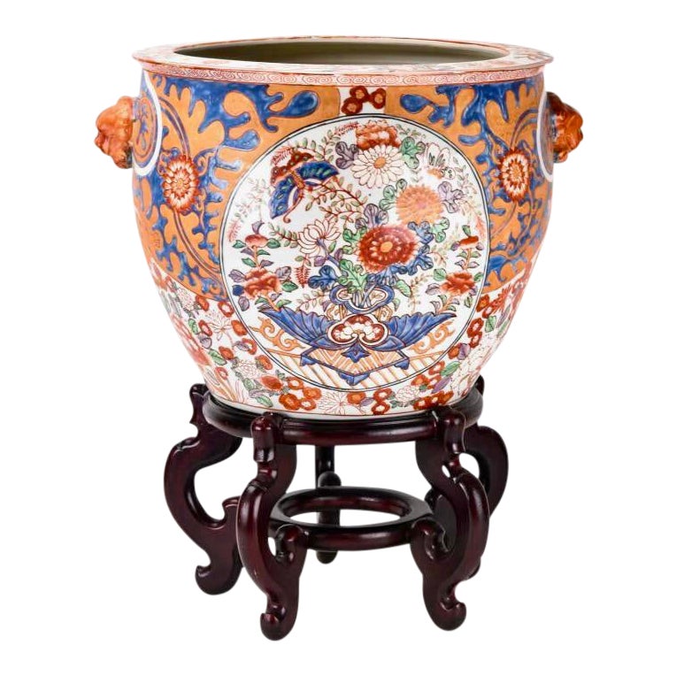 Chinese Fish Bowl Planter Chairish