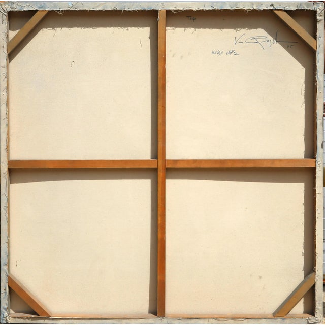 Contemporary Paul Von Ringelheim, Gold Minimalist (33), Oil on Canvas For Sale - Image 3 of 4