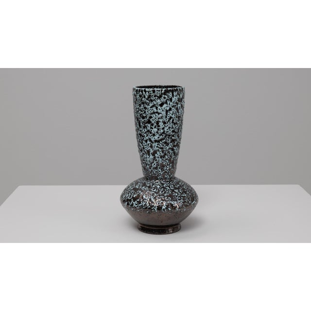 20th Century French Fat Lava Ceramic Vase For Sale In Greensboro - Image 6 of 18
