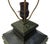 Verdigris Vintage Mid Century James Mont Chinese Archaic Style Verdigris Bronze Table Lamp For Sale - Image 8 of 8