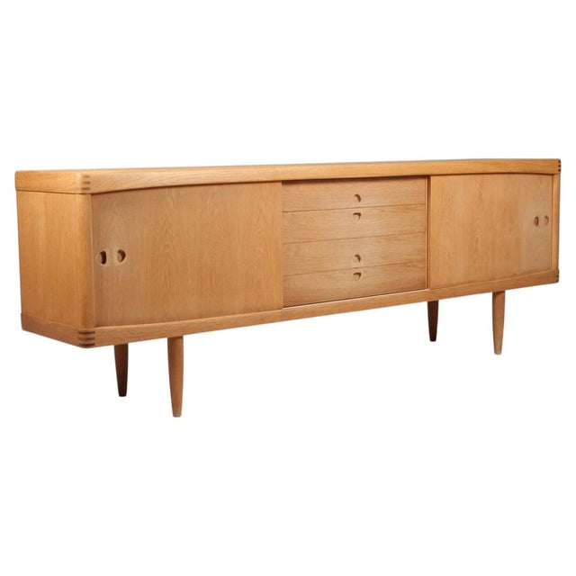 Mid-Century Scandinavian Oak Sideboard by Henry Walther Klein for Bramin, 1950s For Sale - Image 13 of 13