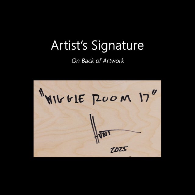 Wiggle Room 17 - Modern Resin Minimalist Brown Warm Tone Gradient Abstract Original Artwork by Ricky Hunt For Sale - Image 9 of 9