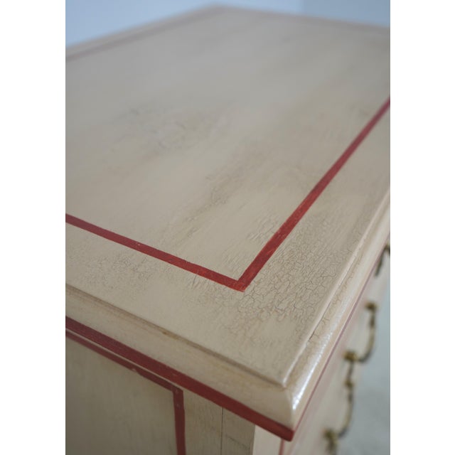 1980s Italian Paint Decorated 7 Drawer Semanier Lingerie Chest For Sale - Image 9 of 14