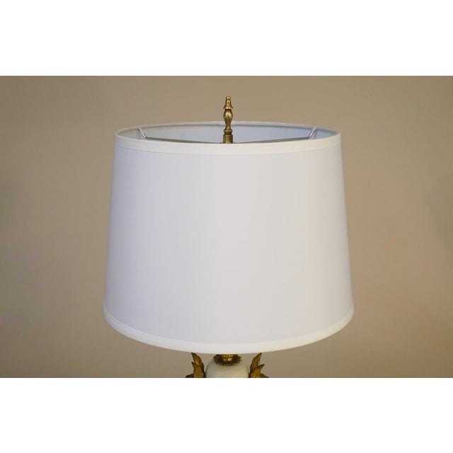 1910s Elaborate Victorian Neoclassical Bronze Gilt Urn Marble Table Lamp For Sale - Image 13 of 14
