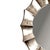 Large Contemporary Scalloped Silvertoned Round Wall Mirror For Sale - Image 12 of 14