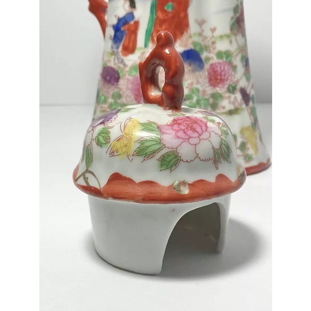 1940s Postwar Japanese Import 13-Piece Bone China Demitasse Coffee Set For Sale In Dallas - Image 6 of 12