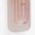 Art Deco Sconces in Matte and Glossy Pink Murano Glass and Brass, 2000, Set of 2 For Sale - Image 6 of 8