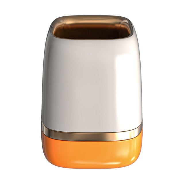 "Candice" Ice Bucket With Bronze and Stainless Steel, Handmade For Sale - Image 4 of 5