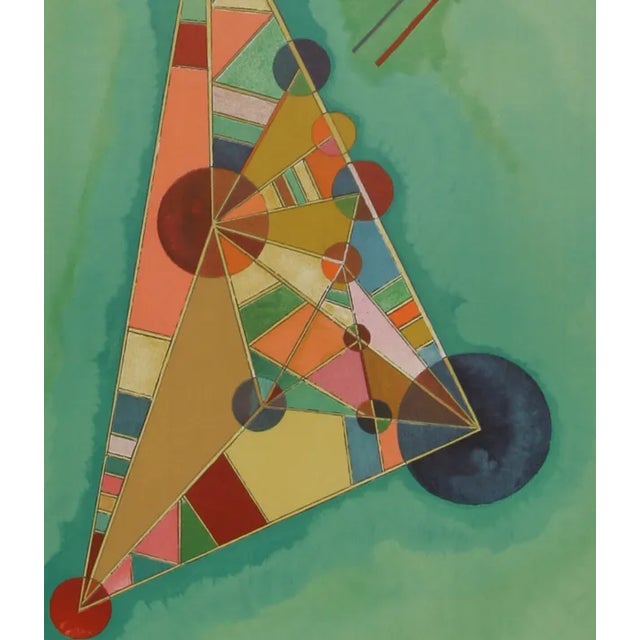 Exhibition at Galerie Maeght by Wassily Kandinsky, Russian (1866 - 1944), circa 1965. Lithograph print poster. Size: 28...