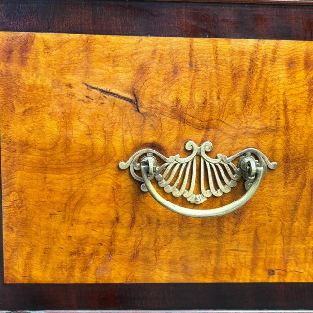 Antique Tiger Maple Chest of Drawers For Sale - Image 6 of 12