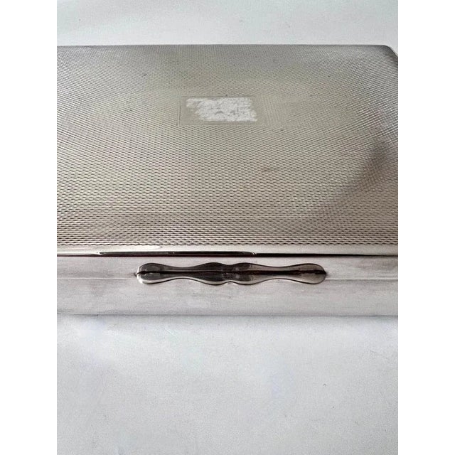 Silver Plate French Box with Wood Interior For Sale In Los Angeles - Image 6 of 10