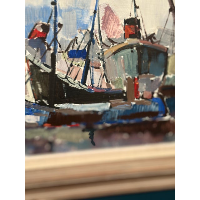 Gösta Stawåsen, Marine Scene, 1950s, Oil on Panel, Framed For Sale - Image 15 of 18