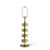 A beautiful pair of green Murano glass and brass lamps. Perfect for the bedroom or living space. These are newly made,...