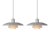 Vintage Danish PH 4/3 Hanging Lamps by Poul Henningsen for Louis Poulsen, 1966, Set of 2 For Sale