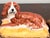 1980s Pair of Italian Porcelain Cavalier King Charles Spaniel Figurines For Sale - Image 5 of 11