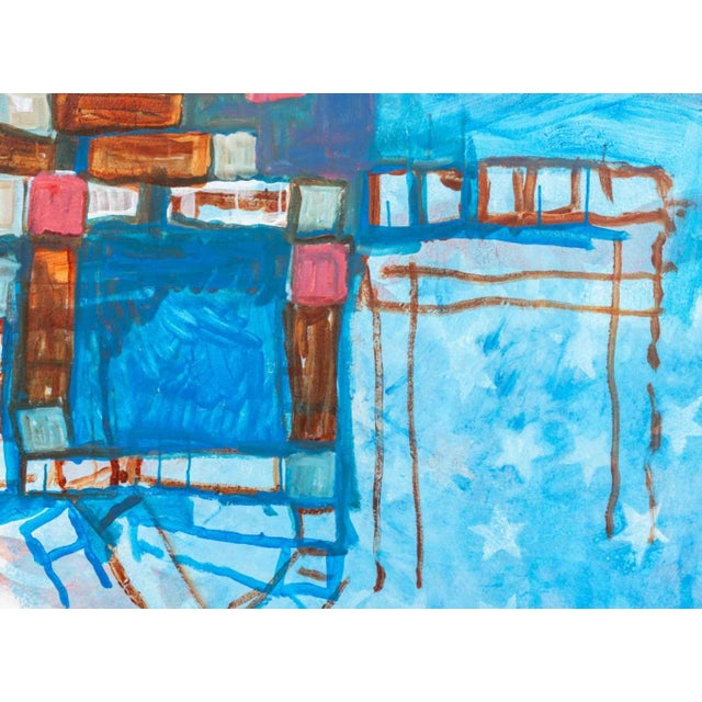 Late 20th Century Domenick Capobianco Abstraction Oil on Canvas For Sale - Image 4 of 7
