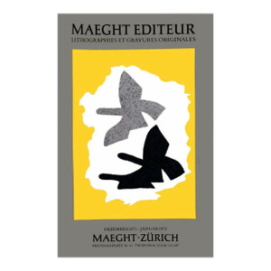 Georges Braque Zurich 1973 Poster Lithograph